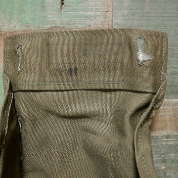 チェコ軍 キャンバス ショルダーバッグ ミリタリー 鞄 デッドストック品　アンティーク雑貨の画像
