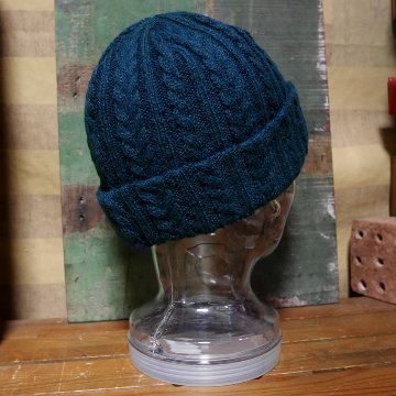 チャンピオン ニット帽 Champion ニットキャップ ケーブル編 ワッチ アメカジ　アメリカン雑貨の画像