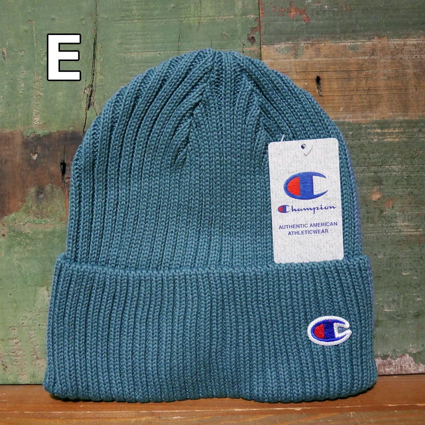 チャンピオン ニット帽 Champion ニットキャップ メンズ レディース アメカジ　アメリカン雑貨の画像