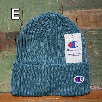 チャンピオン ニット帽 Champion ニットキャップ メンズ レディース アメカジ　アメリカン雑貨の画像