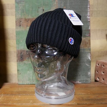 チャンピオン ニット帽 Champion ニットキャップ メンズ レディース アメカジ　アメリカン雑貨の画像