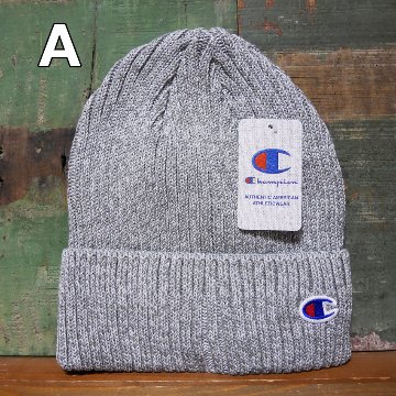 チャンピオン ニット帽 Champion ニットキャップ メンズ レディース アメカジ　アメリカン雑貨の画像