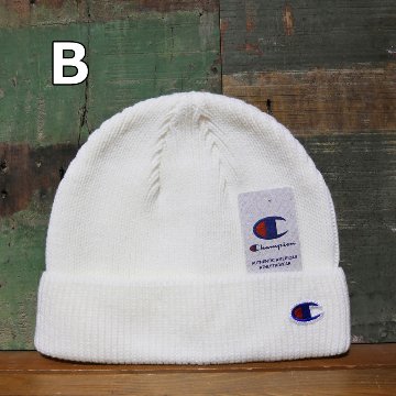 チャンピオン ニット帽 Champion ニットキャップ メンズ レディース アメカジ　アメリカン雑貨の画像