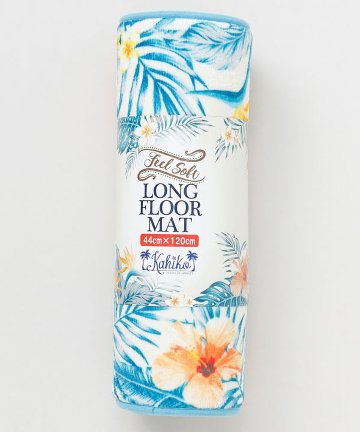 ハワイアン マーラエ　ロングフロアマット HONU QUILT キッチンマット バスマット ホヌ フロアマット　玄関マット　アメリカン雑貨の画像