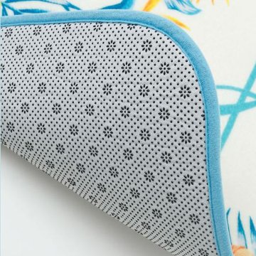 ハワイアン マーラエ　ロングフロアマット HONU QUILT キッチンマット バスマット ホヌ フロアマット　玄関マット　アメリカン雑貨の画像