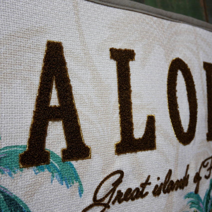 カームハワイマット BEIGE ハワイアン インテリアマット バスマット  フロアマット　玄関マット　アメリカン雑貨の画像