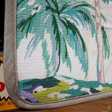 カームハワイマット BEIGE ハワイアン インテリアマット バスマット  フロアマット　玄関マット　アメリカン雑貨の画像