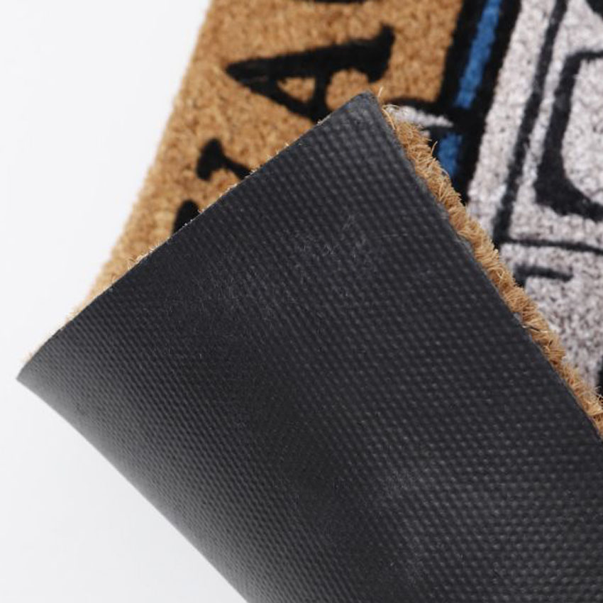 ニウアミマット Coir mat 半円型 コイヤーマット BUS HAWAII SURF VACATIONS ウェルカム 玄関マット の画像