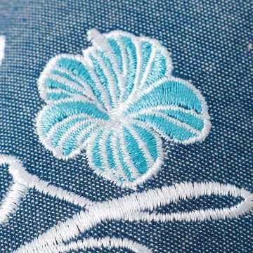  ルームシューズ デニアロ スリッパ ハワイアン  デニム Aloha　インテリア雑貨の画像