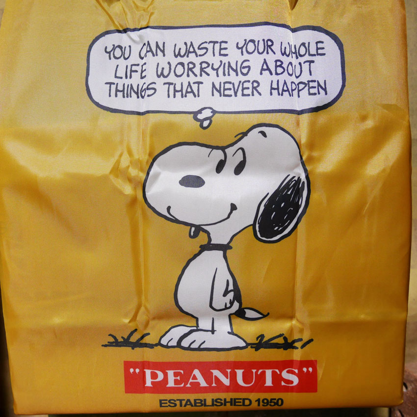 スヌーピー コンパクト エコバッグ SNOOPY ショッピングバッグ アメリカン雑貨の画像