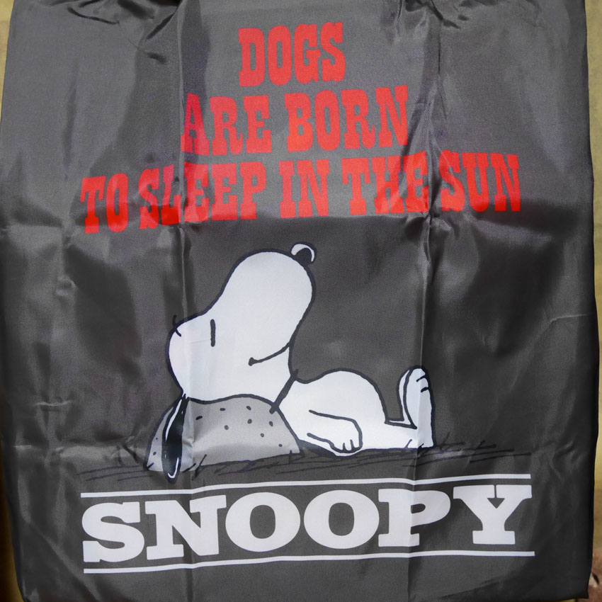 スヌーピー コンパクト エコバッグ SNOOPY ショッピングバッグ アメリカン雑貨の画像