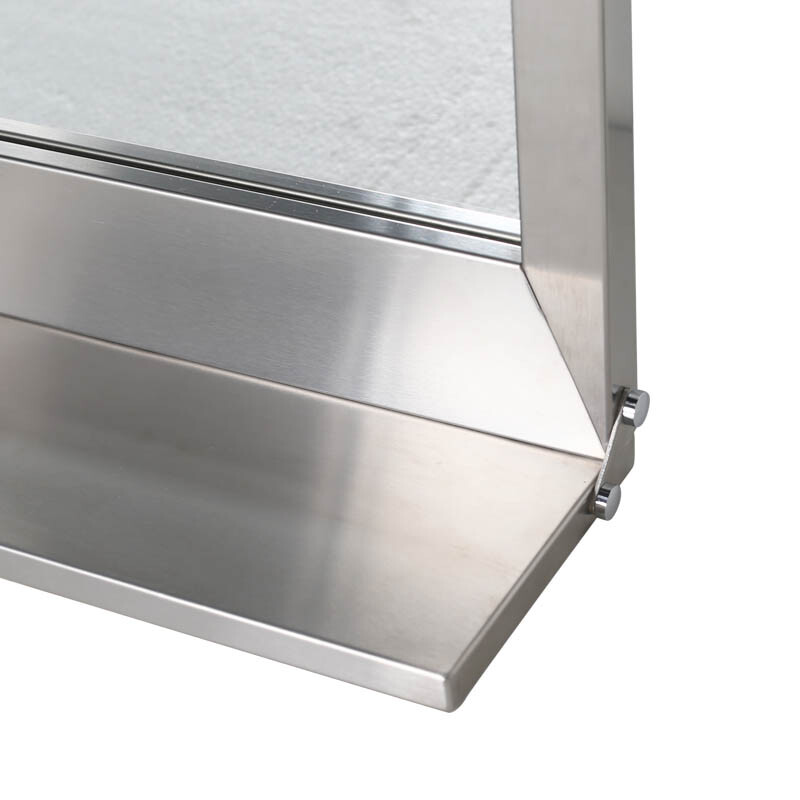 DULTON (ダルトン) ステンレススチール フレームミラー  鏡 ウォールミラー アメリカン雑貨の画像