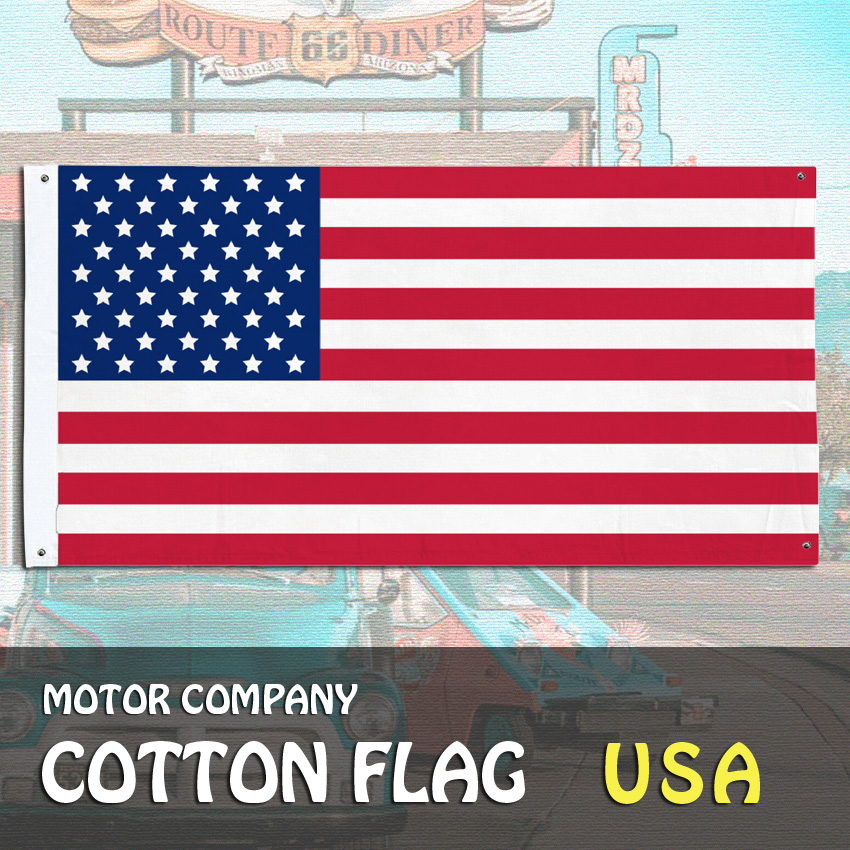 コットンフラッグ タペストリー 星条旗 USA アメリカン雑貨の画像