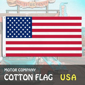 コットンフラッグ タペストリー 星条旗 USA アメリカン雑貨の画像