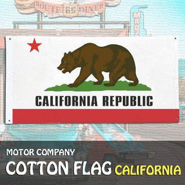 コットンフラッグ タペストリー C.A カリフォルニア USA アメリカン雑貨の画像