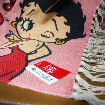 ベティブープ コットンマット BT-LOVE Betty Boop インテリアマット　玄関マット　バスマット　アメリカン雑貨の画像