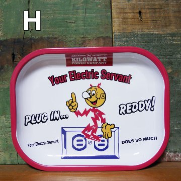 ブリキ アメリカン ミニ ティン トレイ キャッシュトレイ インテリアアメリカン雑貨の画像