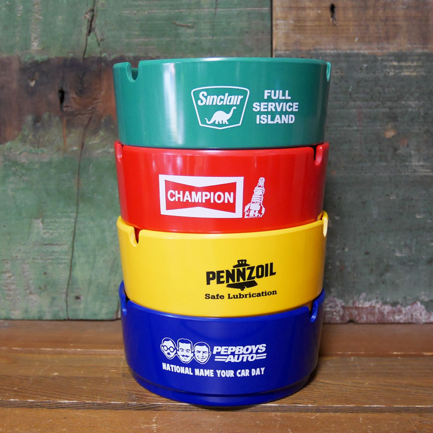 アメリカン 卓上灰皿 メラミン アッシュトレイ 卓上 ラウンド型 灰皿 MELAMINE ASHTRAY アメリカン雑貨の画像