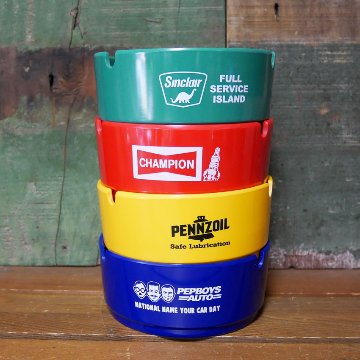 アメリカン 卓上灰皿 メラミン アッシュトレイ 卓上 ラウンド型 灰皿 MELAMINE ASHTRAY アメリカン雑貨の画像