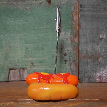 ファストフードカードスタンド メモスタンド バーガー ホットドッグ ポテトアメリカン雑貨の画像