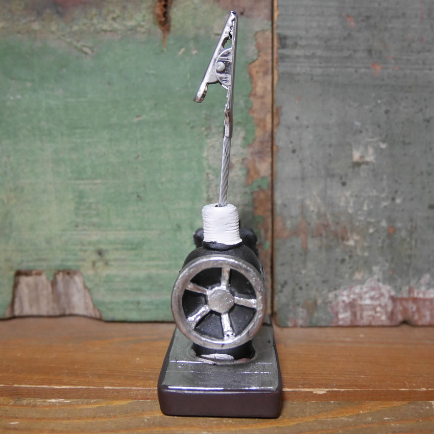 レトロインテリア メモクリップ カードスタンド アンティーク クリップ アメリカン雑貨の画像