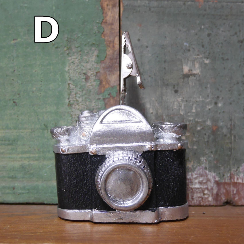 レトロインテリア メモクリップ カードスタンド アンティーク クリップ アメリカン雑貨の画像