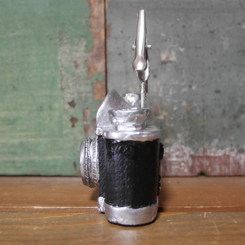 レトロインテリア メモクリップ カードスタンド アンティーク クリップ アメリカン雑貨の画像