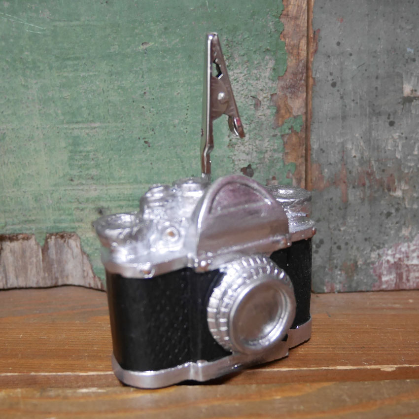 レトロインテリア メモクリップ カードスタンド アンティーク クリップ アメリカン雑貨の画像