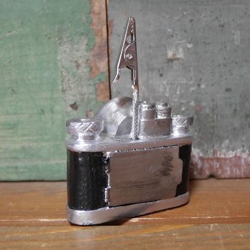 レトロインテリア メモクリップ カードスタンド アンティーク クリップ アメリカン雑貨の画像