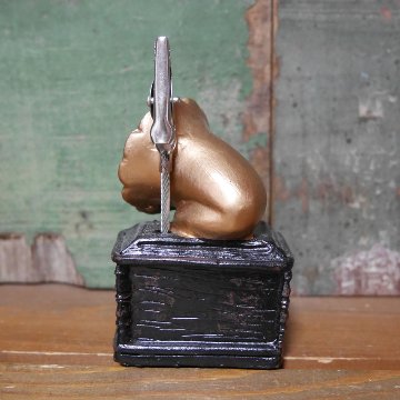 レトロインテリア メモクリップ カードスタンド アンティーク クリップ アメリカン雑貨の画像