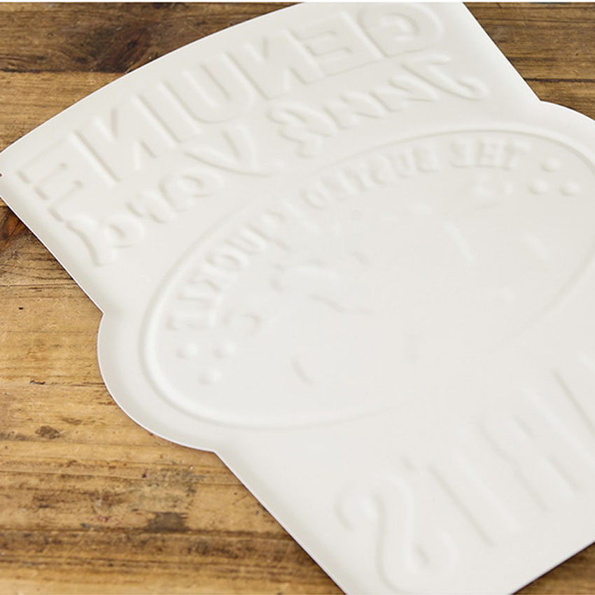 アンティークエンボスプレート GENUINE Junk Yard PARTS ガレージ インテリア ブリキ看板 アメリカン雑貨の画像