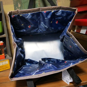 スヌーピー  レジかご用　保冷 保温バッグ ショッピング トートバッグ エコバッグの画像