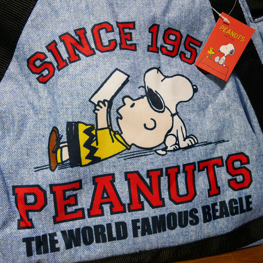 スヌーピー 保冷温バルーンバッグ SNOOPY PEANUTS かばん トートバッグ　アメリカン雑貨の画像