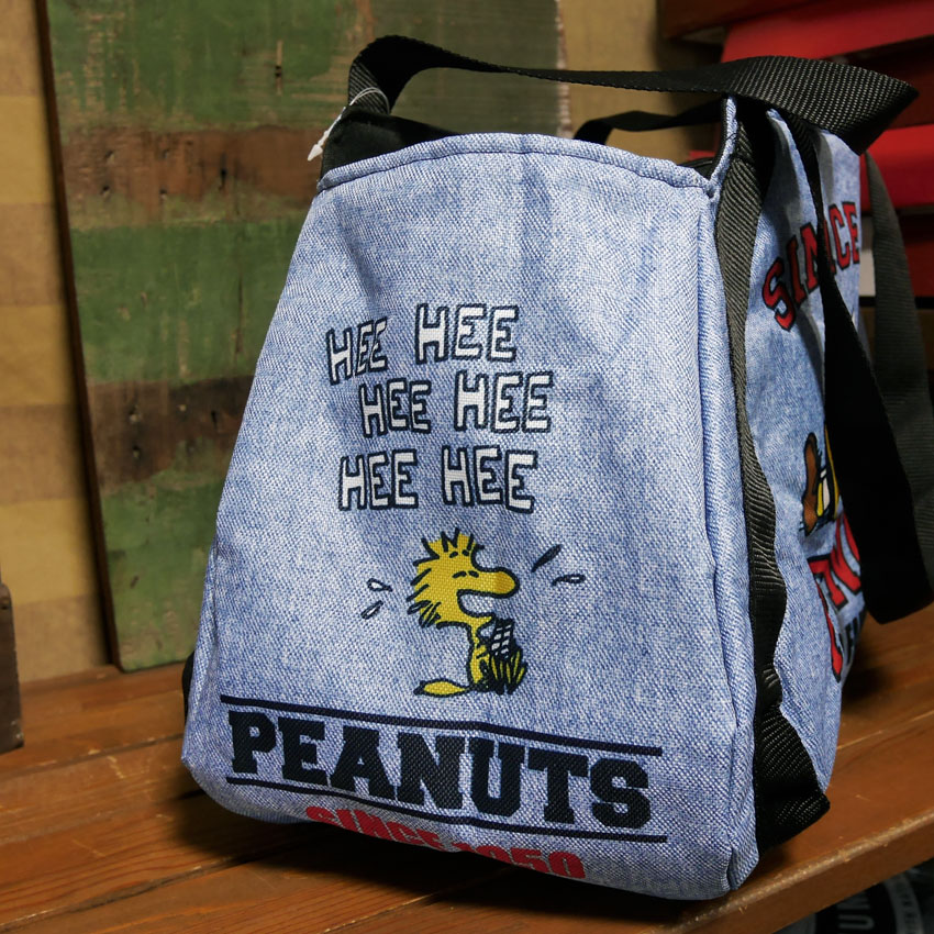 スヌーピー 保冷温バルーンバッグ SNOOPY PEANUTS かばん トートバッグ　アメリカン雑貨の画像