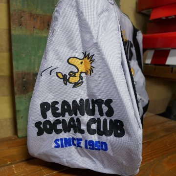 スヌーピー 保冷温バルーンバッグ SNOOPY PEANUTS かばん トートバッグ　アメリカン雑貨の画像