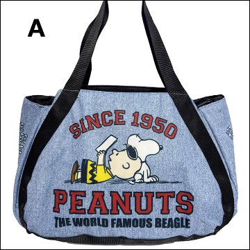 スヌーピー 保冷温バルーンバッグ SNOOPY PEANUTS かばん トートバッグ　アメリカン雑貨の画像