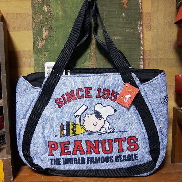 スヌーピー 保冷温バルーンバッグ SNOOPY PEANUTS かばん トートバッグ　アメリカン雑貨の画像