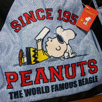 スヌーピー 保冷温バルーンバッグ SNOOPY PEANUTS かばん トートバッグ　アメリカン雑貨の画像
