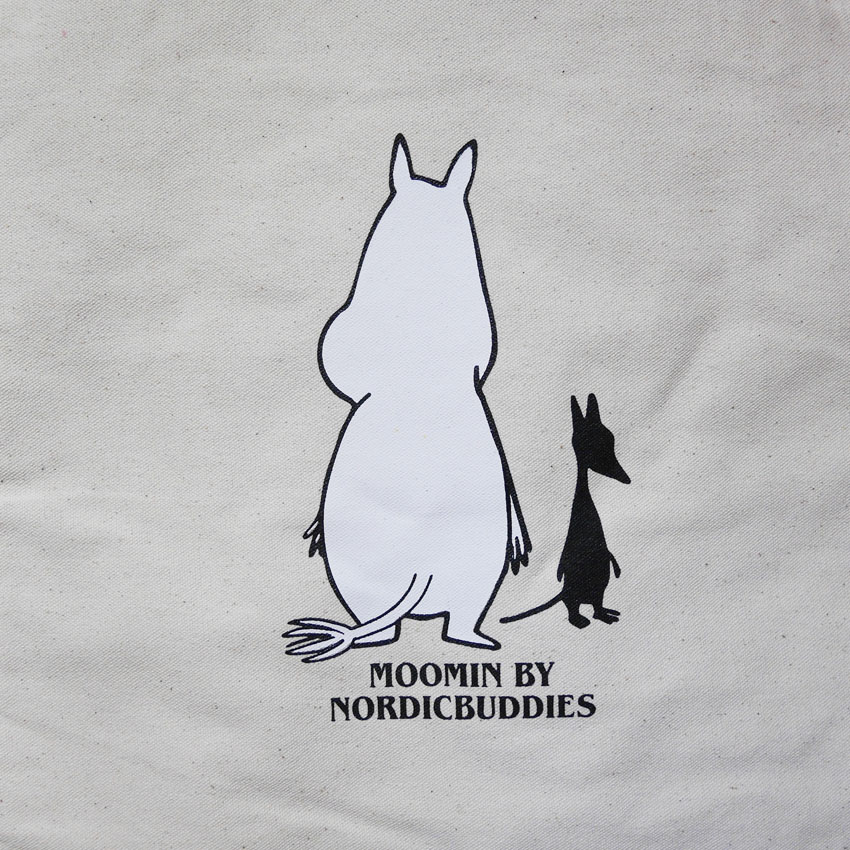 ムーミン トートバッグ ベージュ MOOMIN マルチバッグ ショッピングバッグの画像