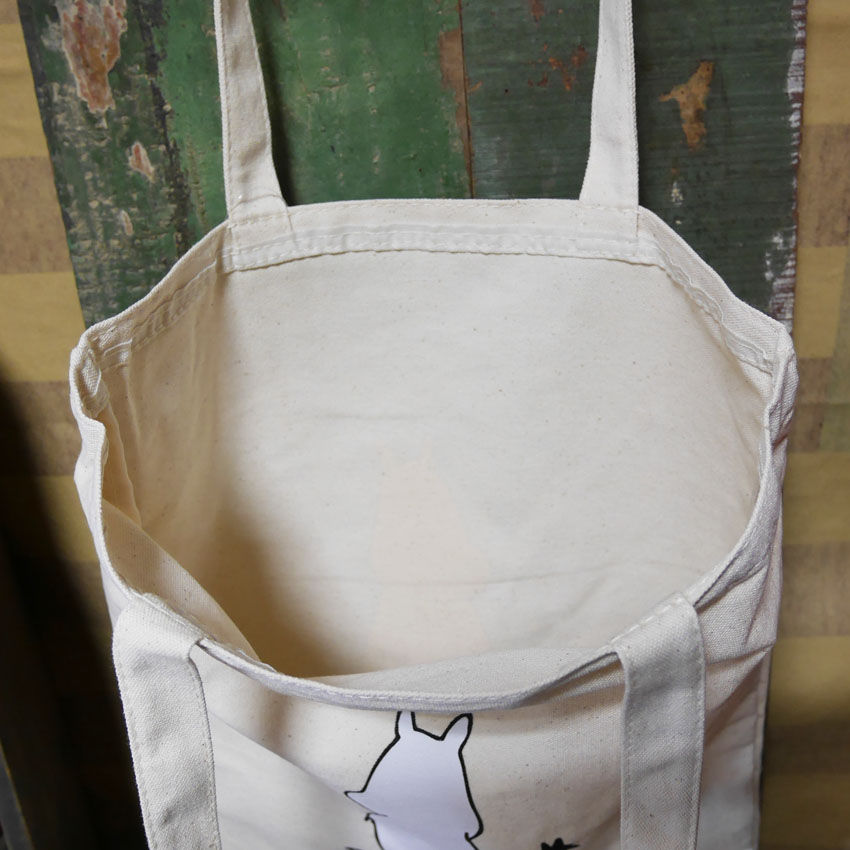 ムーミン トートバッグ ベージュ MOOMIN マルチバッグ ショッピングバッグの画像