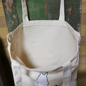 ムーミン トートバッグ ベージュ MOOMIN マルチバッグ ショッピングバッグの画像