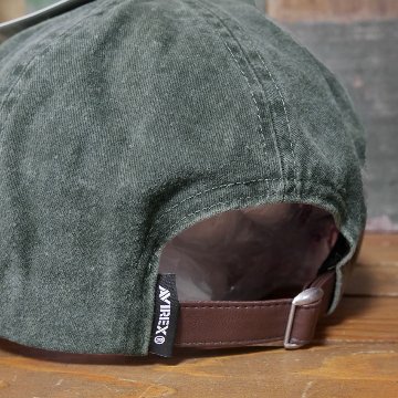 AVIREX フェルト叩きつけ キャップ PIGMENTCAP  カーキ  アヴィレックス 帽子 ミリタリー　アメカジ　アメリカン雑貨の画像