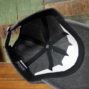 AVIREX 50周年 アニバーサリー キャップ 50th ANNIVERSARY LOGO PIGMENTCAP ブラック アヴィレックス 帽子 ミリタリー　アメカジ　アメリカン雑貨の画像