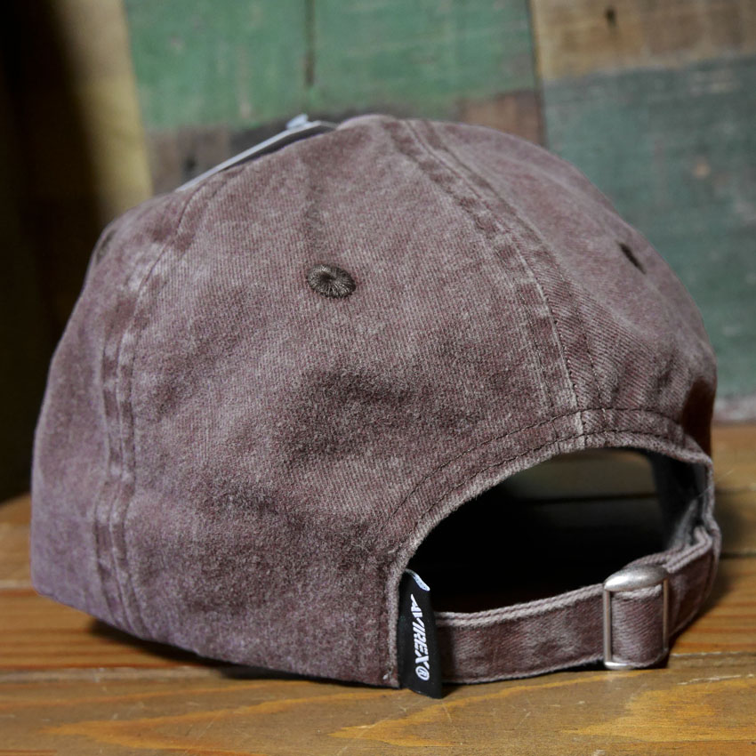 AVIREX 50周年 アニバーサリー キャップ 50th ANNIVERSARY LOGO PIGMENTCAP ブラウン アヴィレックス 帽子 ミリタリー　アメカジ　アメリカン雑貨の画像