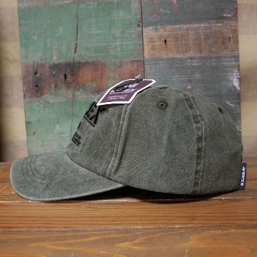 AVIREX 50周年 アニバーサリー キャップ 50th ANNIVERSARY LOGO PIGMENTCAP カーキ アヴィレックス 帽子 ミリタリー　アメカジ　アメリカン雑貨の画像