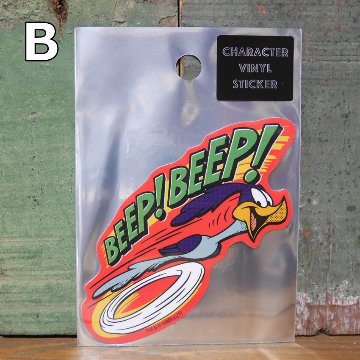 ルーニーテューンズ ステッカー ロードランナー ワイリーコヨーテ アメリカン ウォールステッカー アメリカン雑貨の画像