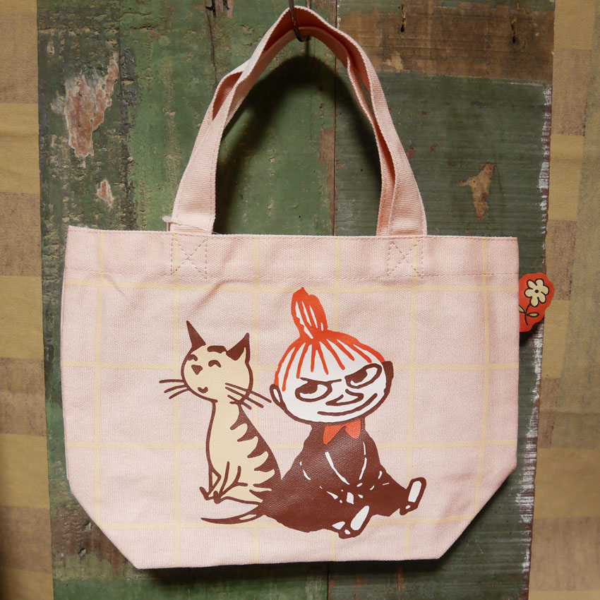 リトルミィ【おすわり】 ミニトートバッグ ランチトートバッグ MOOMIN コットンバッグの画像