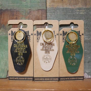モーテルキーホルダーカリフォルニア MOTEL KEY CHAIN CALIFORNIA アメリカン雑貨　の画像