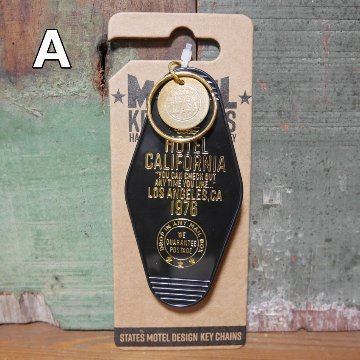 モーテルキーホルダーカリフォルニア MOTEL KEY CHAIN CALIFORNIA アメリカン雑貨　の画像