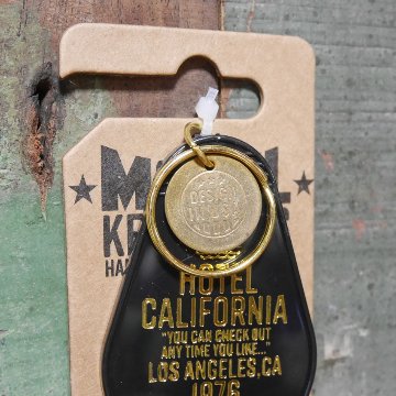 モーテルキーホルダーカリフォルニア MOTEL KEY CHAIN CALIFORNIA アメリカン雑貨　の画像